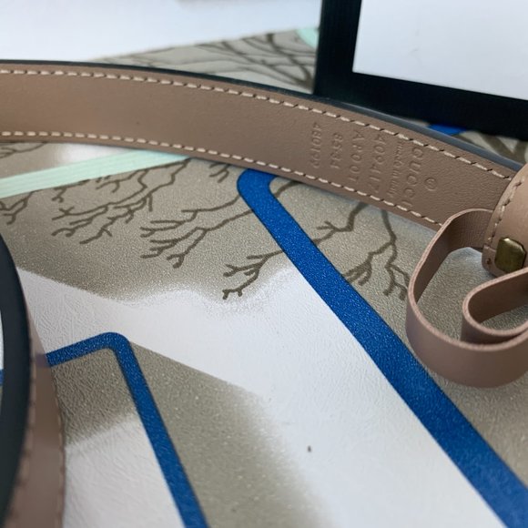 Leather belt with Double buckle main image 5